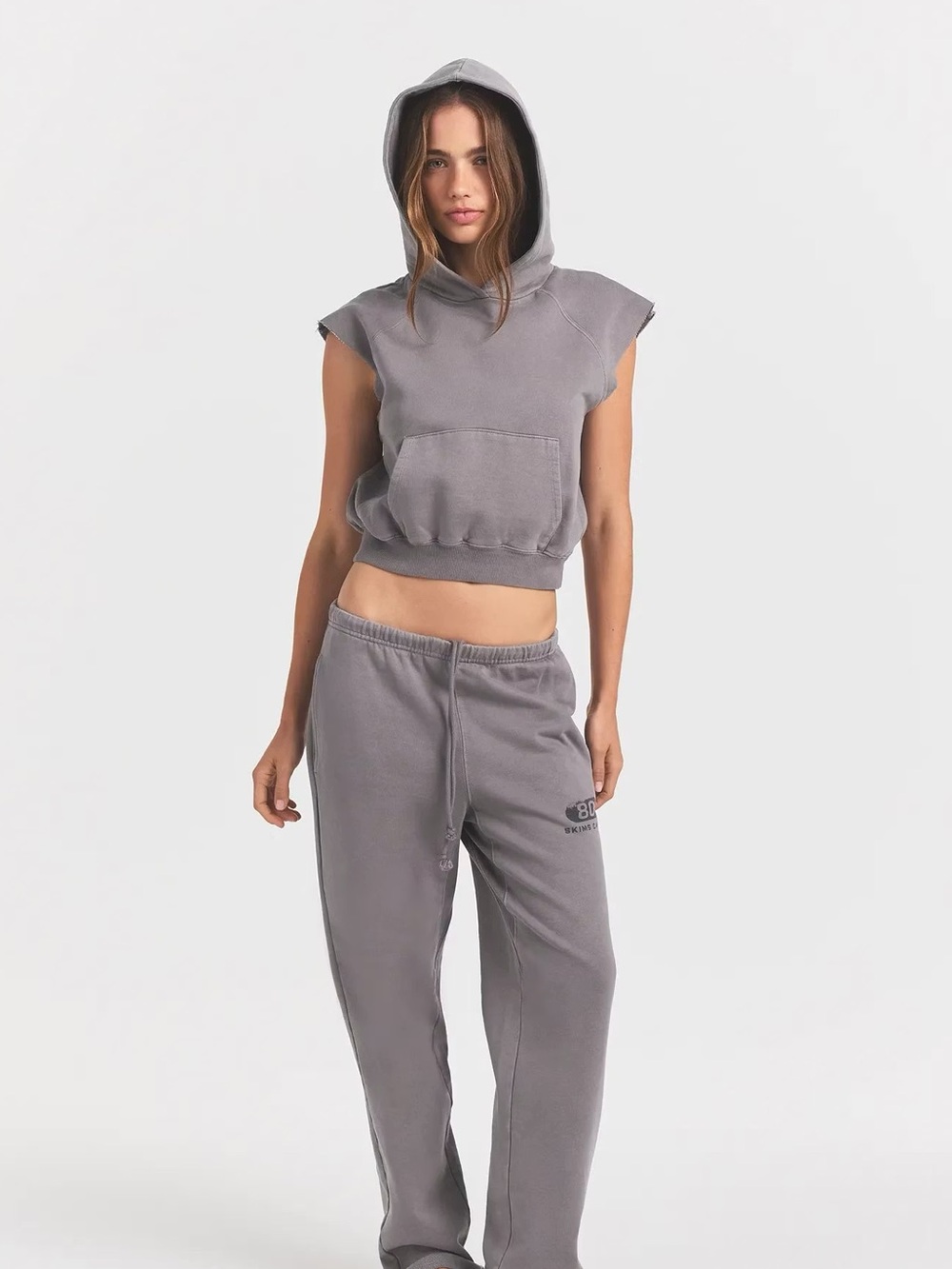 Skims Boyfriend Fleece Muscle Pullover